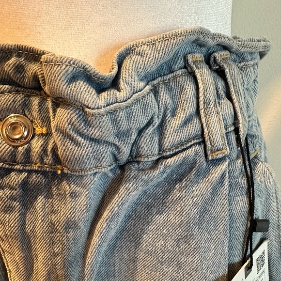 High-Waisted Paperbag Baggy Jeans high waisted oversized GORGEOUS soft cotton - Picture 4 of 8